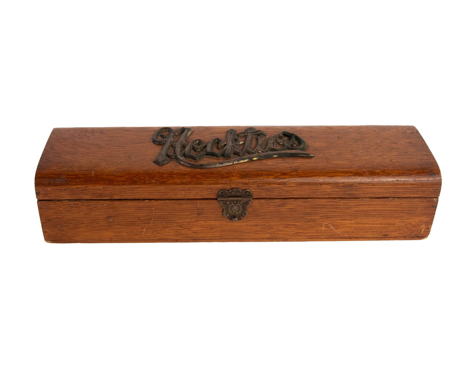 English Victorian Neckties Wooden Storage Box (1 of 5)