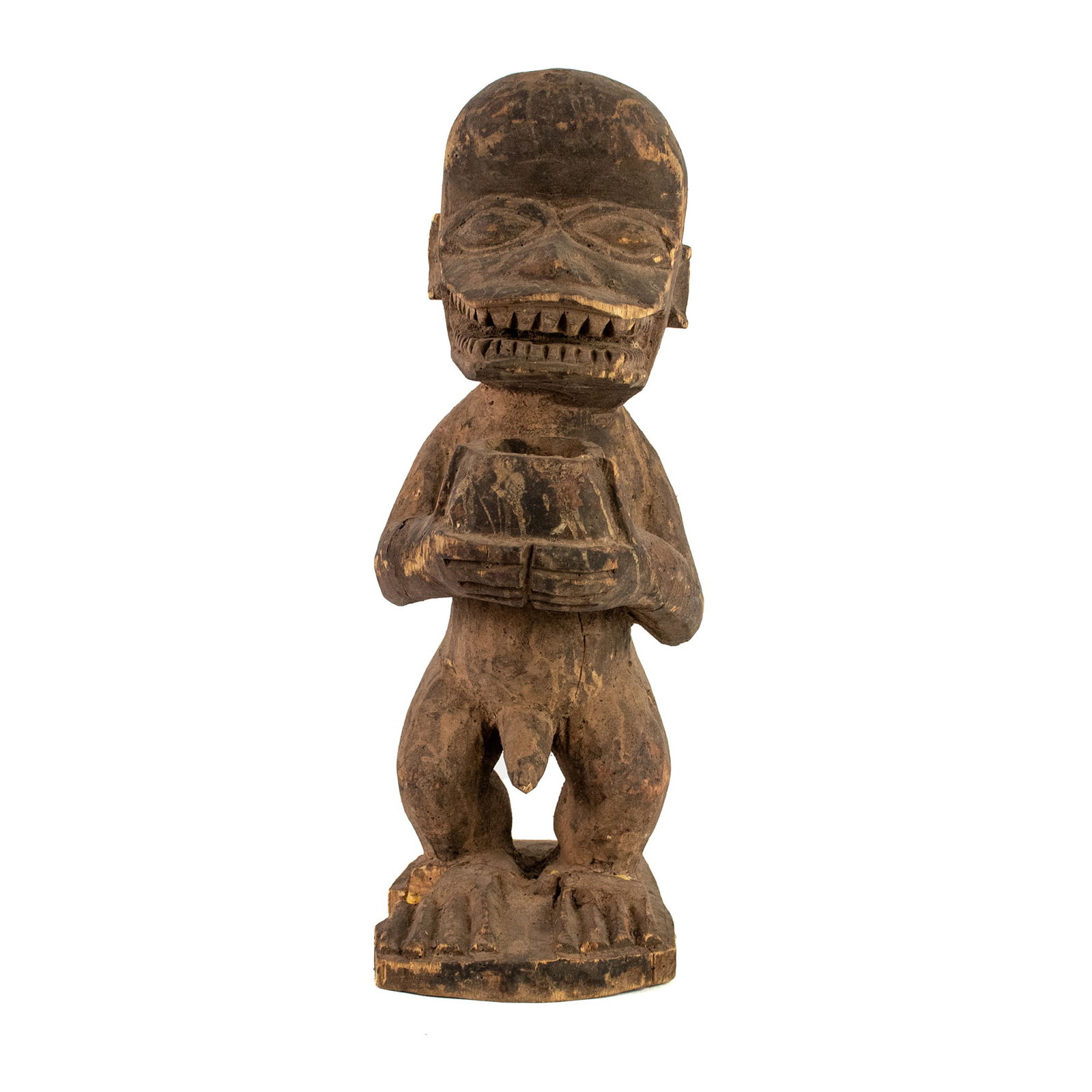 African Ivory Coast Baule Gbekre Baboon Sculpture (1 of 7)