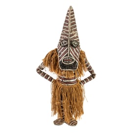 African Makichi Guardian Spirit Doll