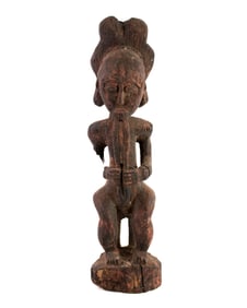 African Congo Hemba Singiti Male Figure Sculpture