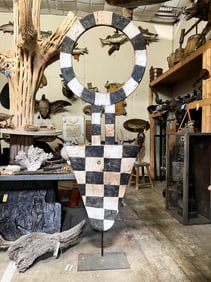 Mid 20th C African Nafana Bedu Plank Mask