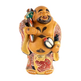 Japanese Kutani Hotei Lucky Buddha