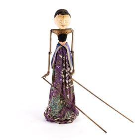 Indonesian Wayang Golek Wooden Puppet