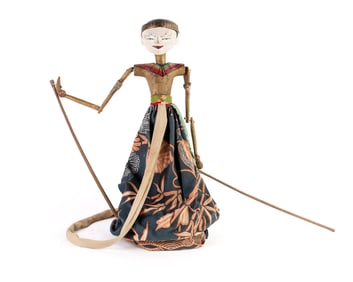 Indonesian Wayang Golek Wooden Puppet