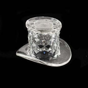 Fostoria Glass American Clear Top Hat Toothpick Holder