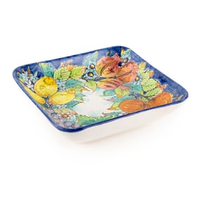 Italian Vietri Hand Painted Porcelain Serving Tray