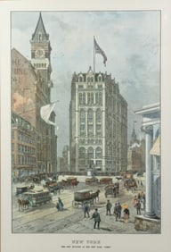 Harper's Weekly '...The New York "Times" Aquatint