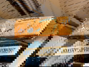 Sunbeam Bread Bakery Department Hanging Sign