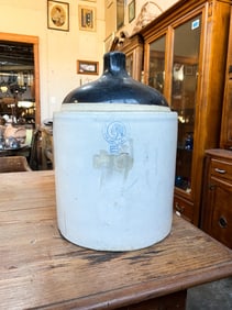 Antique Indian 5 Gallon Stoneware Jug