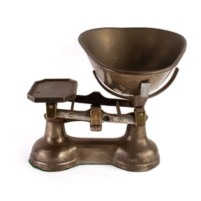 Antique Steel Countertop Shop Scale