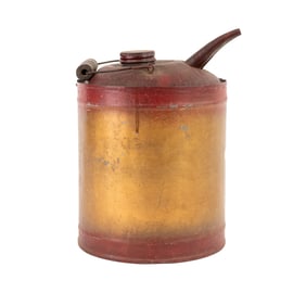 Antique Galvanized Kerosene Can