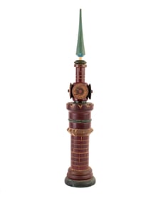 Vintage Russian Kremlin Clock Tower Stacking Puzzle Toy