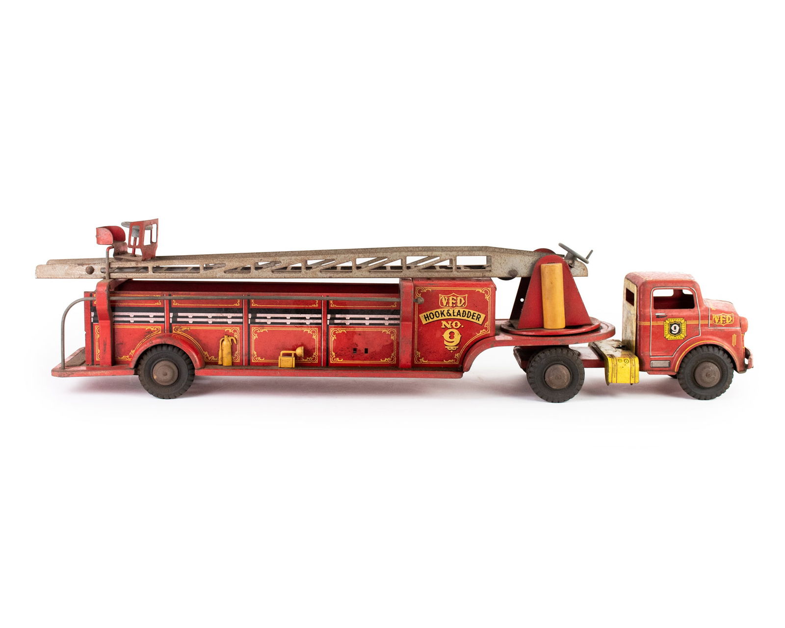 1950's Marx Lumar Toy Ladder Fire Truck (1 of 6)