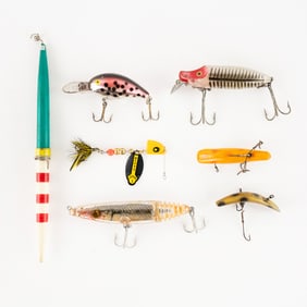 (7) Group of Vintage Fishing Lures