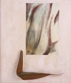 H. V. Hoeffen Untitled Mixed Media on Board Composition