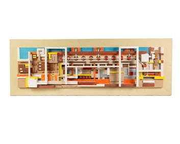 Hari Van Hoeffen '...Fan Factory' Mixed Media Sculpture