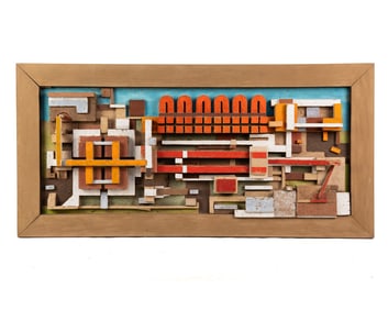 Hari Van Hoeffen '...Waelz Plant' Mixed Media Sculpture