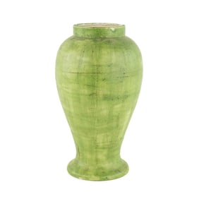 Signed DB Ceramic Art Pottery Baluster Vase