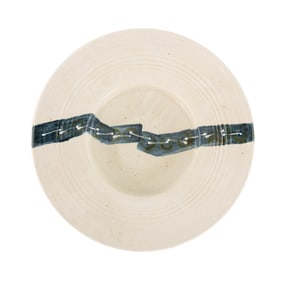 Mark Shapiro Large Ceramic Art Pottery Plate