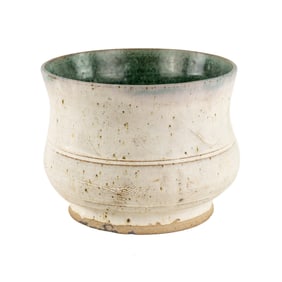 R. Ketamore Stoneware Ash Glaze Pottery Planter