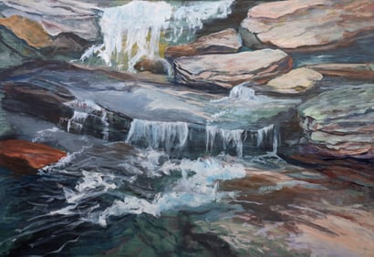 Carlyn Fisher Abram 'The Way Things Are' Oil on Canvas