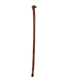 Nix Stix Hand Carved Duck Head Wooden Cane