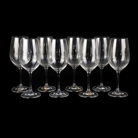 (8) Set of Riedel Crystal Wine Glasses