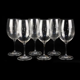 (6) Set of Riedel Sommeliers Crystal Riesling Glasses