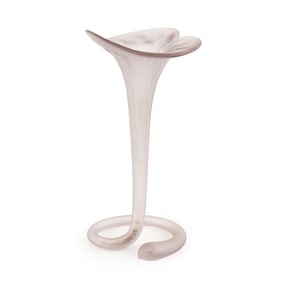 Italian Cristallin Art Glass Bud Vase