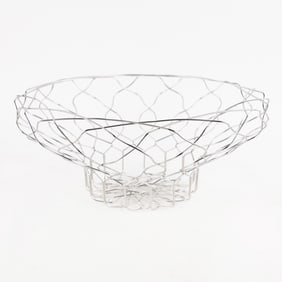 Alessi Spirogira Handmade Stainless Steel Wire Basket