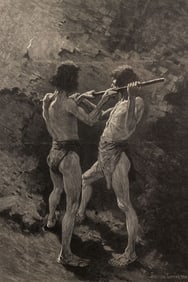 Frederic Remington 'Mexican Miners...' Engraving