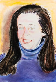 Billy Sullivan Portrait of a Woman Pastel on Paper
