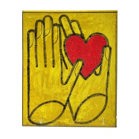 Mr. Paul Acrylic Enamel on Board Painting