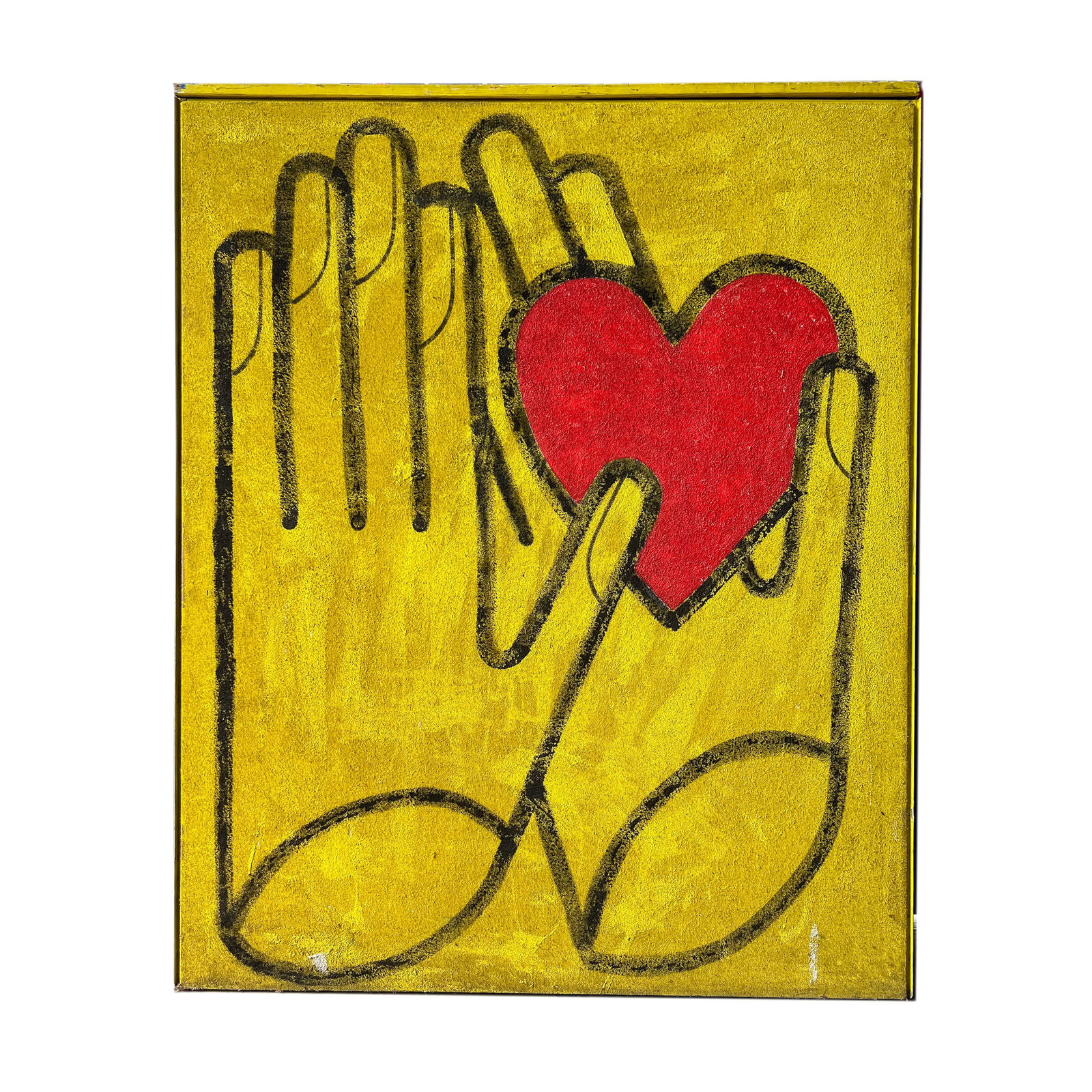 Mr. Paul Acrylic Enamel on Board Painting (1 of 6)