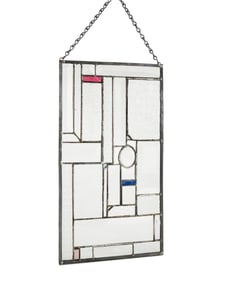 Mission Style Leaded Glass Window