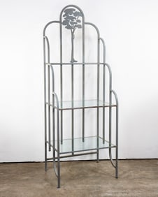 Vintage Steel Frame Baker's Rack
