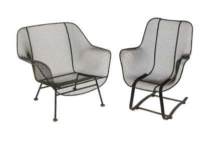 Russell Woodard Sculptura Rocker and Arm Chair