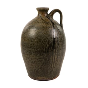 Michael A Crocker Alkaline Glaze Stoneware Pottery Jug