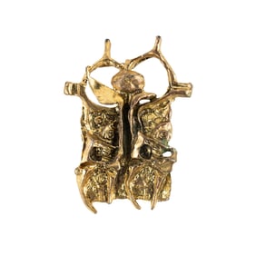 Igael Tumarkin 'Prisoner of Conscience' Bronze Pendant