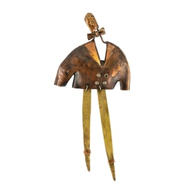 Monica Tinker Post Modern Mixed Metals Brooch