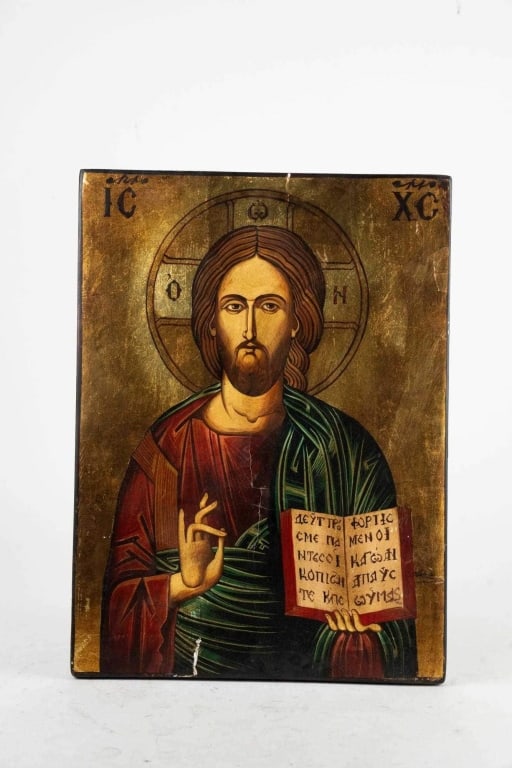 GREEK ICON OF CHRIST PANTOCRATOR (1 of 6)