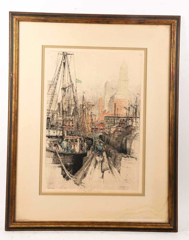 LUIGI KASIMIR, COLOR ETCHING, NEW YORK (1 of 7)