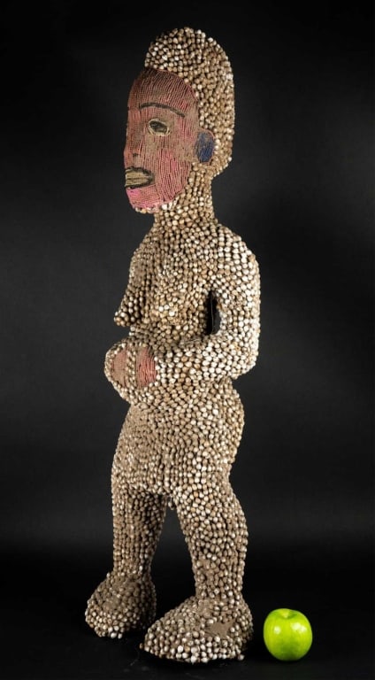 AFRICAN SHELL & BEAD FERTILITY SCULPTURE (1 of 6)