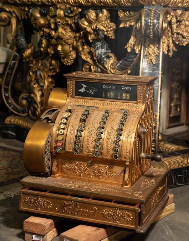 Antique 1891 National Cash Register