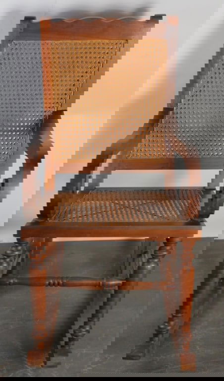 CARIBBEAN STYLE HAND-PEGGED MAHOGANY ROCKER (1 of 6)