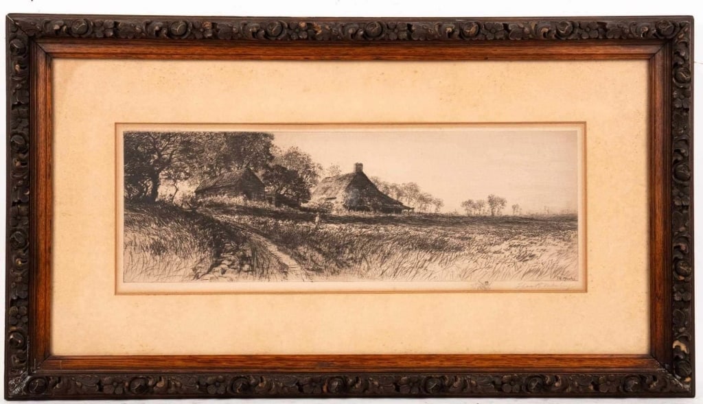 T. R. MANLEY, COUNTRY HOUSE ENGRAVING, FRAMED (1 of 5)