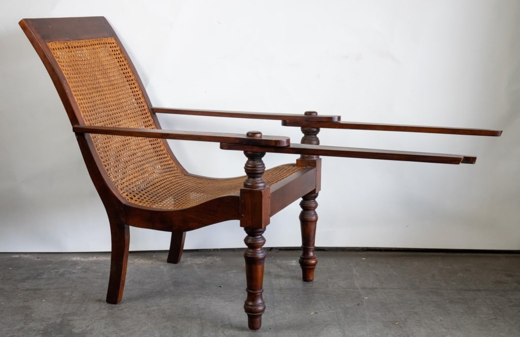 CARRIBEAN STYLE HAND-PEGGED PLANTATION CHAIR (1 of 5)