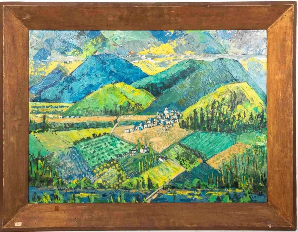 HARRIET KIRKPATRICK, NEW MEXICAN MOUNTAINS, SIGNED (1 of 8)