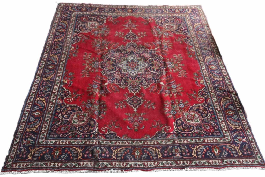 PERSIAN TABRIZ HAND WOOVEN ROOM SIZE CARPET (1 of 8)