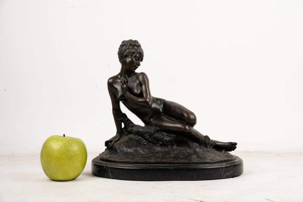 BATHING GIRL BRONZE AFTER LEON BERTAUX (1 of 6)